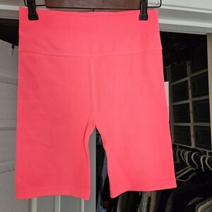 Women's Orange Bike Shorts